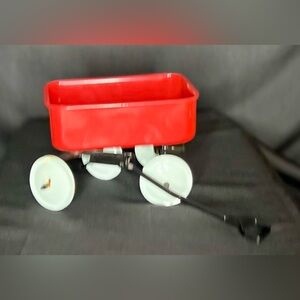🤩 NEW ITEM! TELEFLORA Little Red Metal Wagon Decorative collectable toy decor